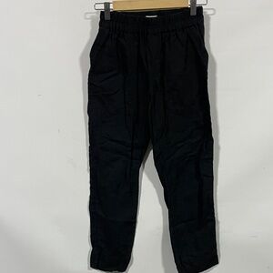 Pact organic cotton hemp blend Men's Black Elastic Waist Pants